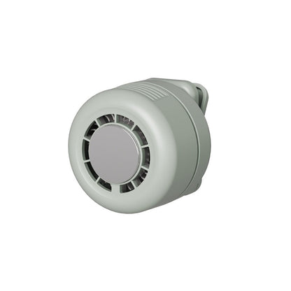 Mini ventilatore senza pale. Portatile, ricaricabile e silenzioso. Dotato di 3 velocità regolabili, corpo rotante e versatile utilizzo come ventilatore portatile, da indossare in vita o per raffreddare il telefono.