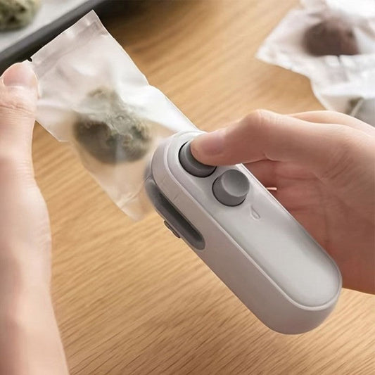Máquina de Selagem de Sacos Recarregável 2 em 1
