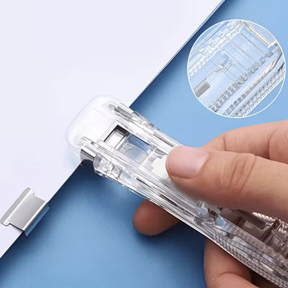 Handheld Push Clam Clip Dispenser & Reusable Paper Fastener Set - Buy 1 Get 1 Free