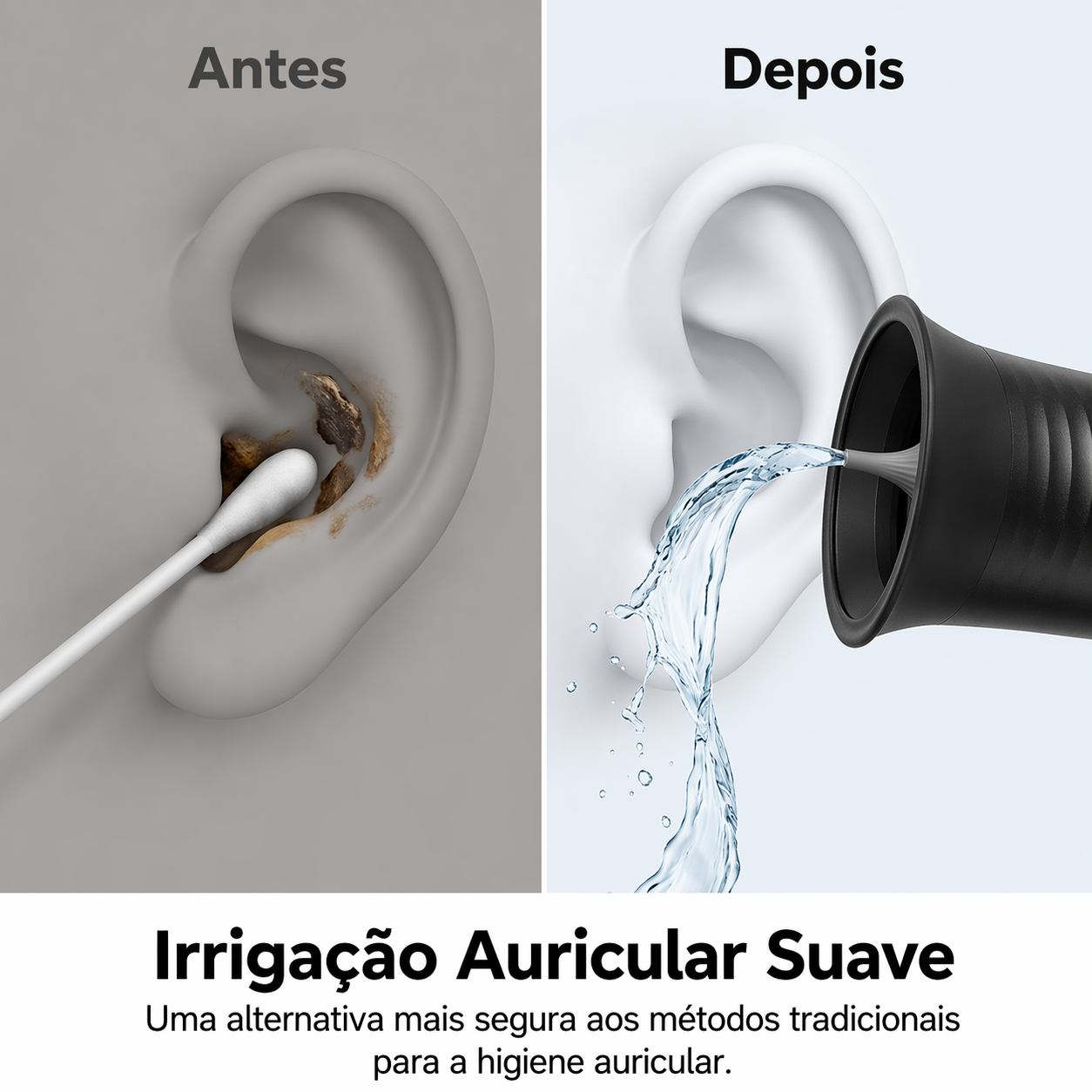 Kit de Limpeza de Ouvidos Elétrico Recarregável