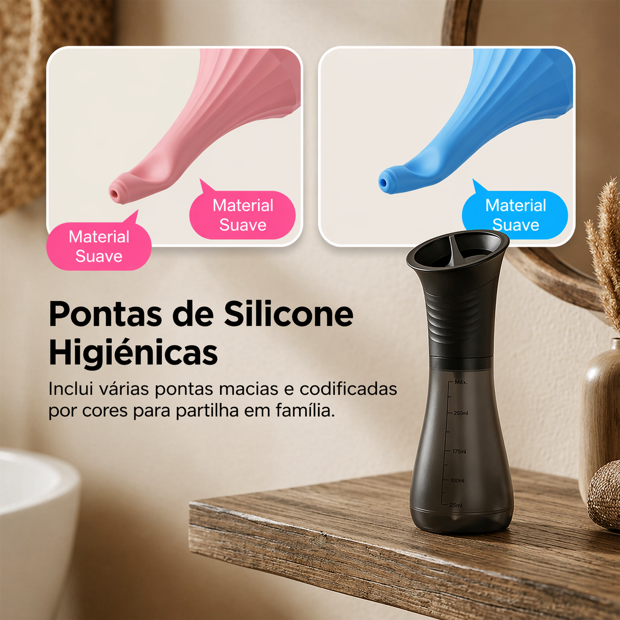 Kit de Limpeza de Ouvidos Elétrico Recarregável