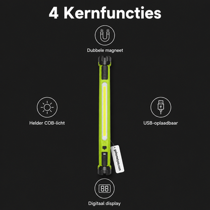 📢 Offre à durée limitée : 50 % de réduction ! 💡 Lampe de travail rechargeable 4-en-1 – Mains libres, partout