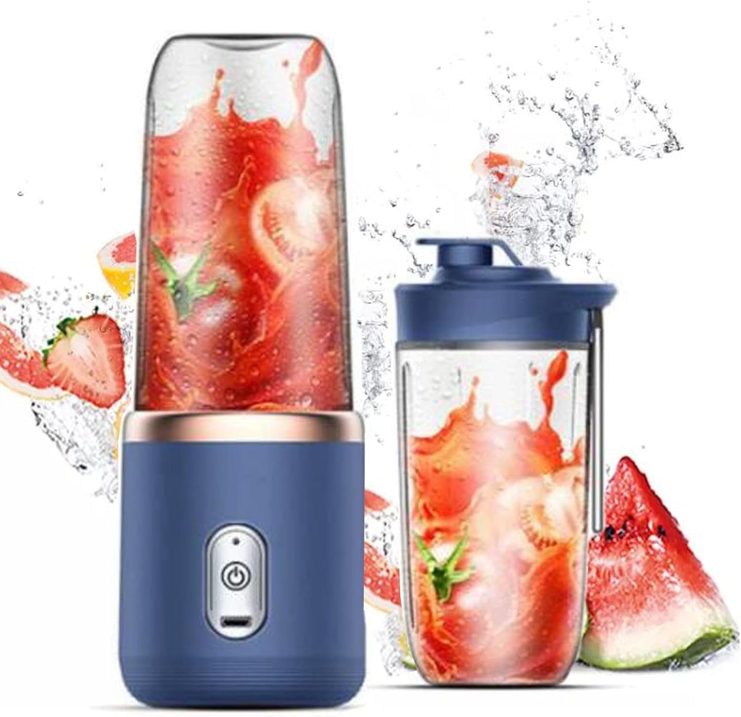 Liquidificadora Portátil USB para Sumos com Copo Extra