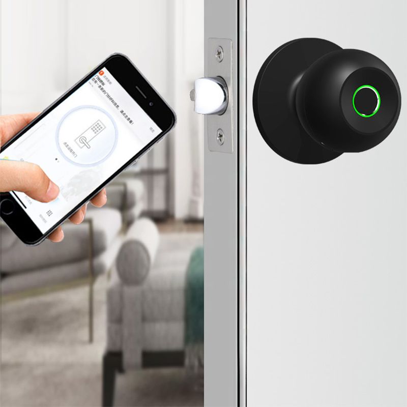 🛡️ Mantenha-se a Si e à Sua Família em Segurança 🔐  Fechadura Inteligente Bluetooth com Impressão Digital para Porta
