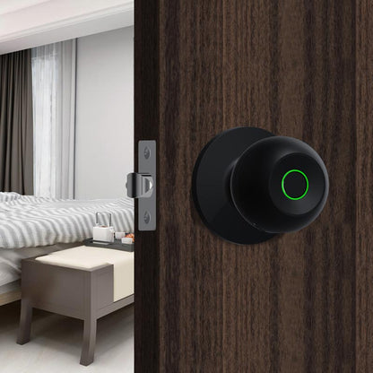 🛡️ Mantenha-se a Si e à Sua Família em Segurança 🔐  Fechadura Inteligente Bluetooth com Impressão Digital para Porta