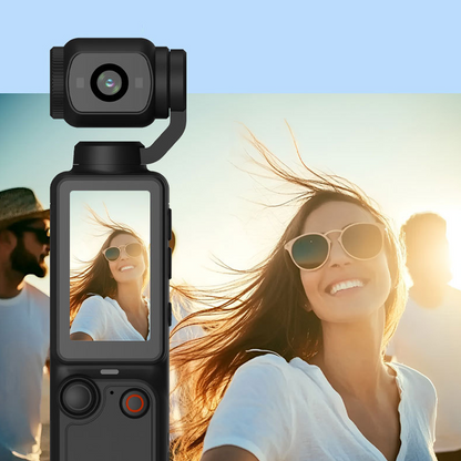 Fotocamera gimbal tascabile con schermo da 1,9 pollici