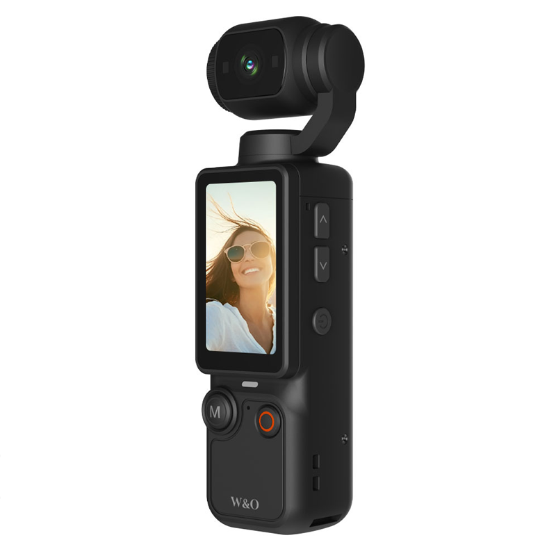 Fotocamera gimbal tascabile con schermo da 1,9 pollici