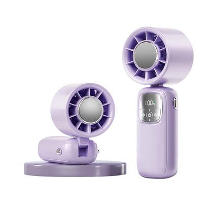 Ventilatore Portatile Pieghevole con Funzione Ghiaccio Rinfrescante