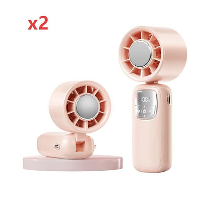 Ventilatore Portatile Pieghevole con Funzione Ghiaccio Rinfrescante