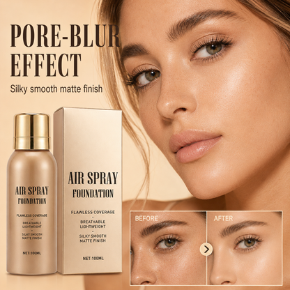 🛒💨 Fond de teint en spray waterproof longue tenue – Parfait, respirant et résistant. Commandez dès maintenant !